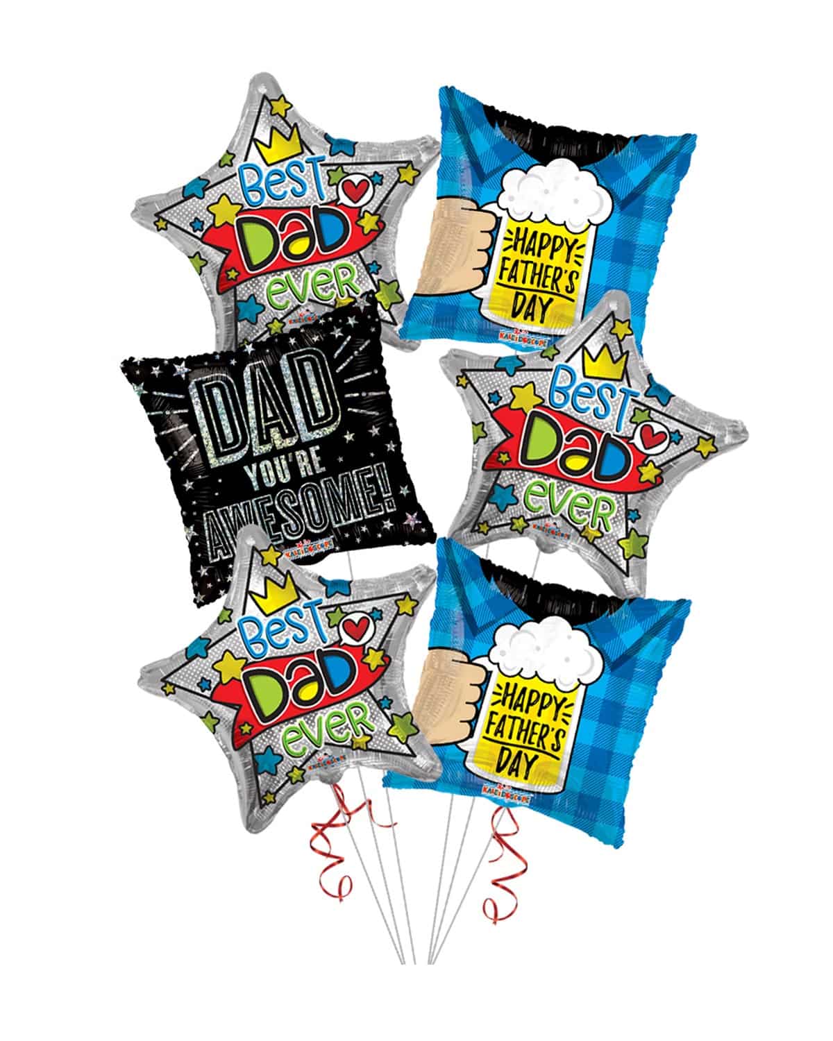 0000-06-00-2.Jpg Happy Father'S Day, Best Dad Ever Balloon Bouquet – Viva Party