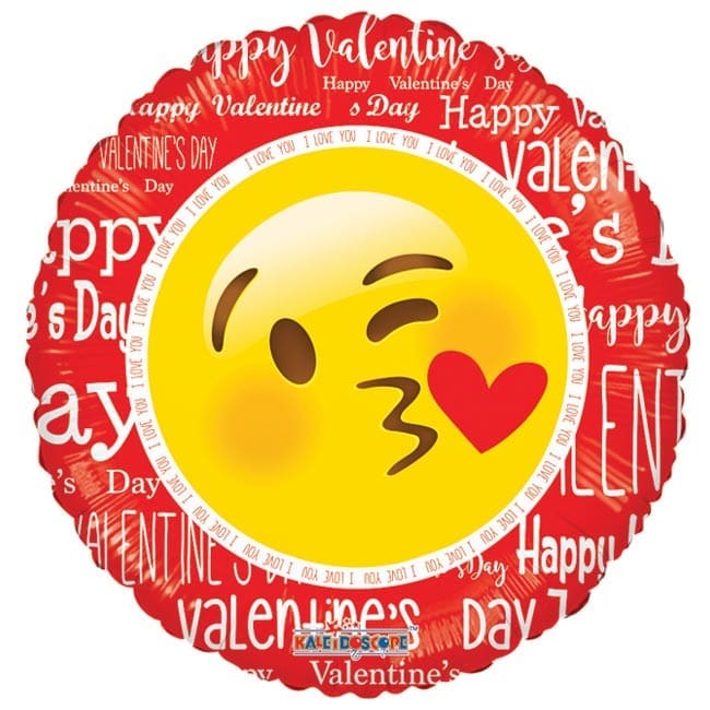15702-18.Jpg 18 Inch Ily Smiley With Kiss - Image 1