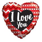 18 Inch Love You Lines & Hearts