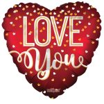 Love You Valentine Balloon 18 Inch