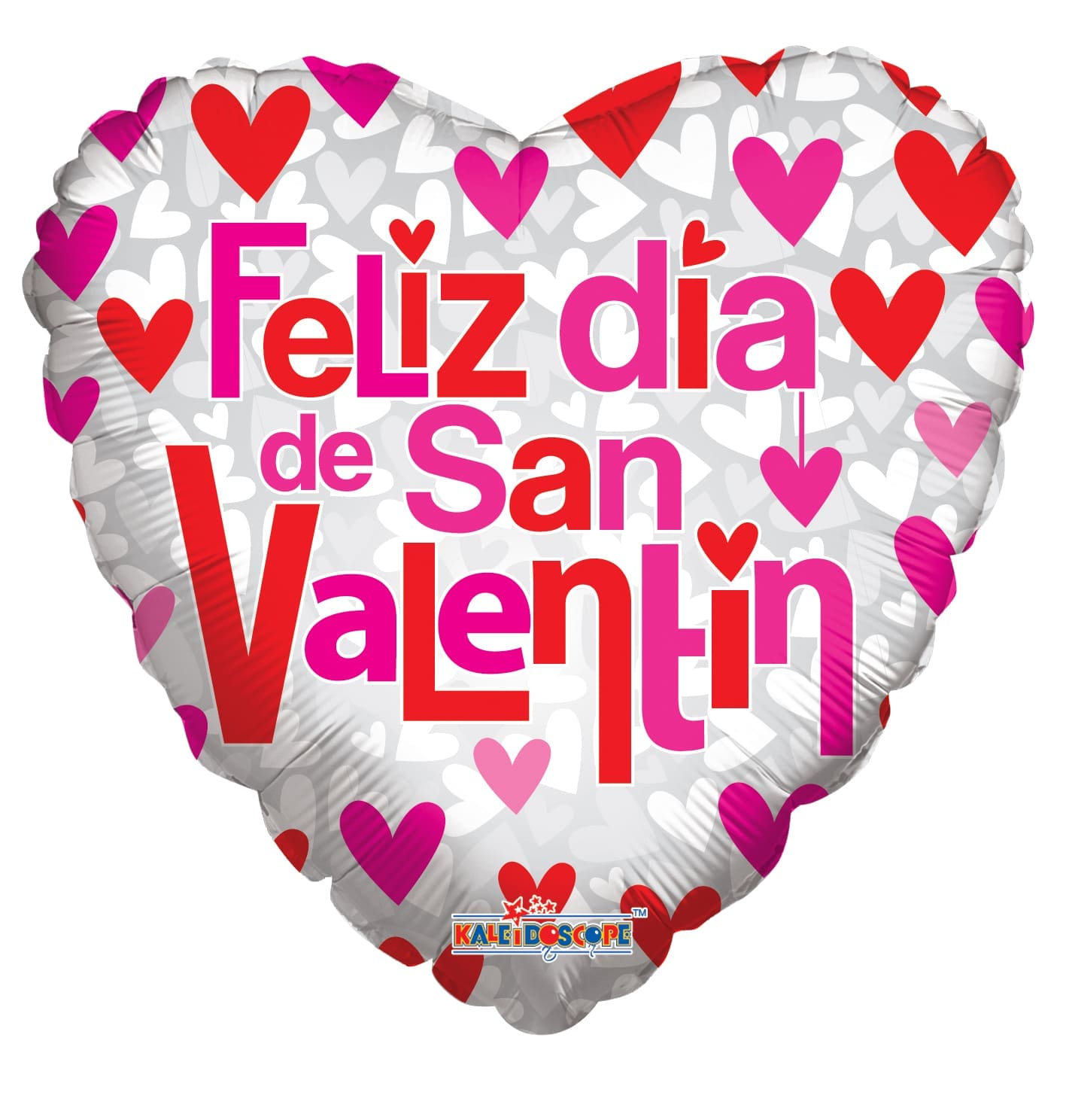 19393-18.Jpg Feliz Did De San Valentin Spanish Foil Balloon 18 Inch - Image 1