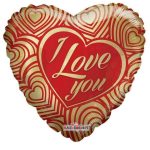 I love you valentine balloon