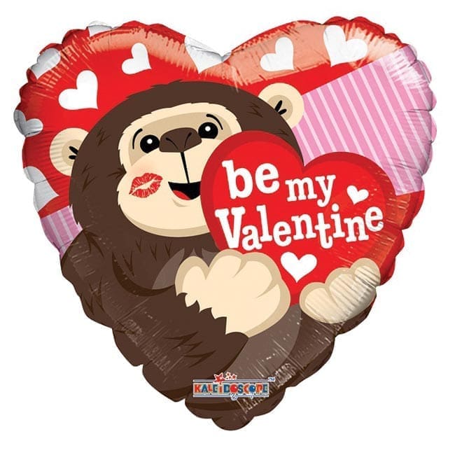 81192-18.Jpg 18 Inch Be My Valentine Gorilla - Image 1