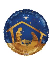 18 Inch CHRISTMAS SCENE FOIL BALLOON