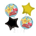 Pokemon Happy Birthday Balloon Bouquet 4pc – Viva Party
