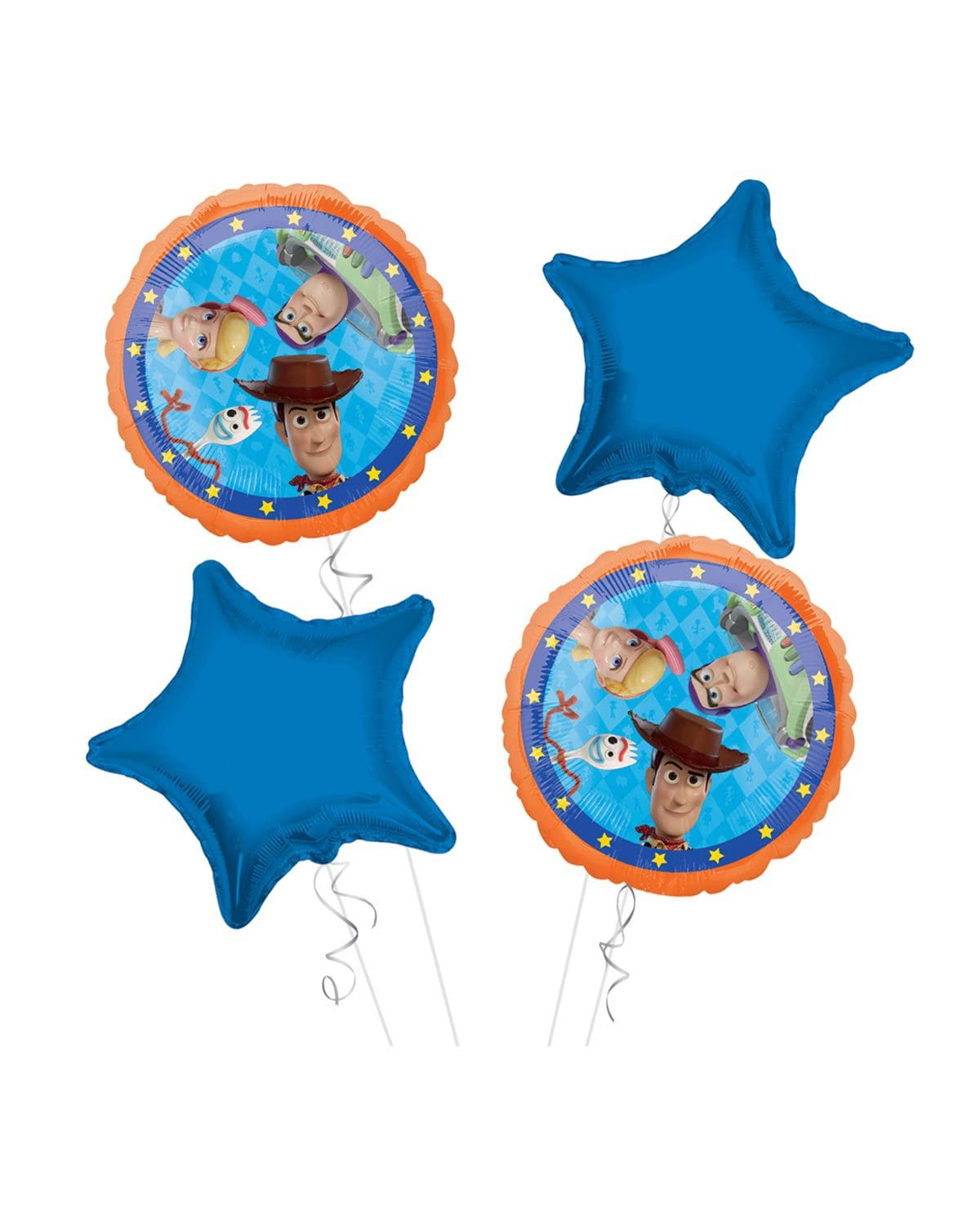 B043-G4-S2-1.Jpg Toy Story Happy Birthday Balloon Bouquet 4Pc – Viva Party