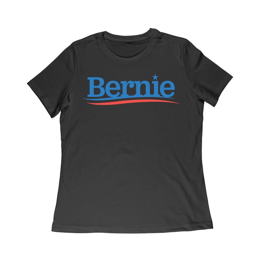 Ber-03_Wr-Black.jpg Bernie Political T-Shirt - Bold Activism &Amp;Amp; Revolution Tee For Progressive Thinkers Women Relaxed – Viva Party
