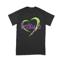Becky-G in Heart Design T-Shirt - Stylish Tribute to Latin Pop Icon Unisex Youth – Viva Party