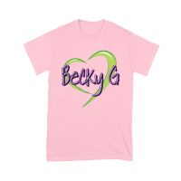 Becky-G in Heart Design T-Shirt