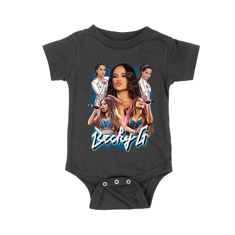 Bkg-07_Rs-Black.jpg Becky-G 5 Pose Collage T-Shirt ? Iconic Latin Pop Style For Music Fans Unisex Baby Jersey – Viva Party