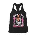 Becky-G Warrior T-Shirt ? Dark Metal Fantasy Style with Savage Edge Women's Racerback Tank Top – Viva Party