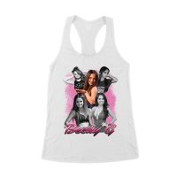 Becky-G Warrior T-Shirt ? Dark Metal Fantasy Style with Savage Edge Women's Racerback Tank Top