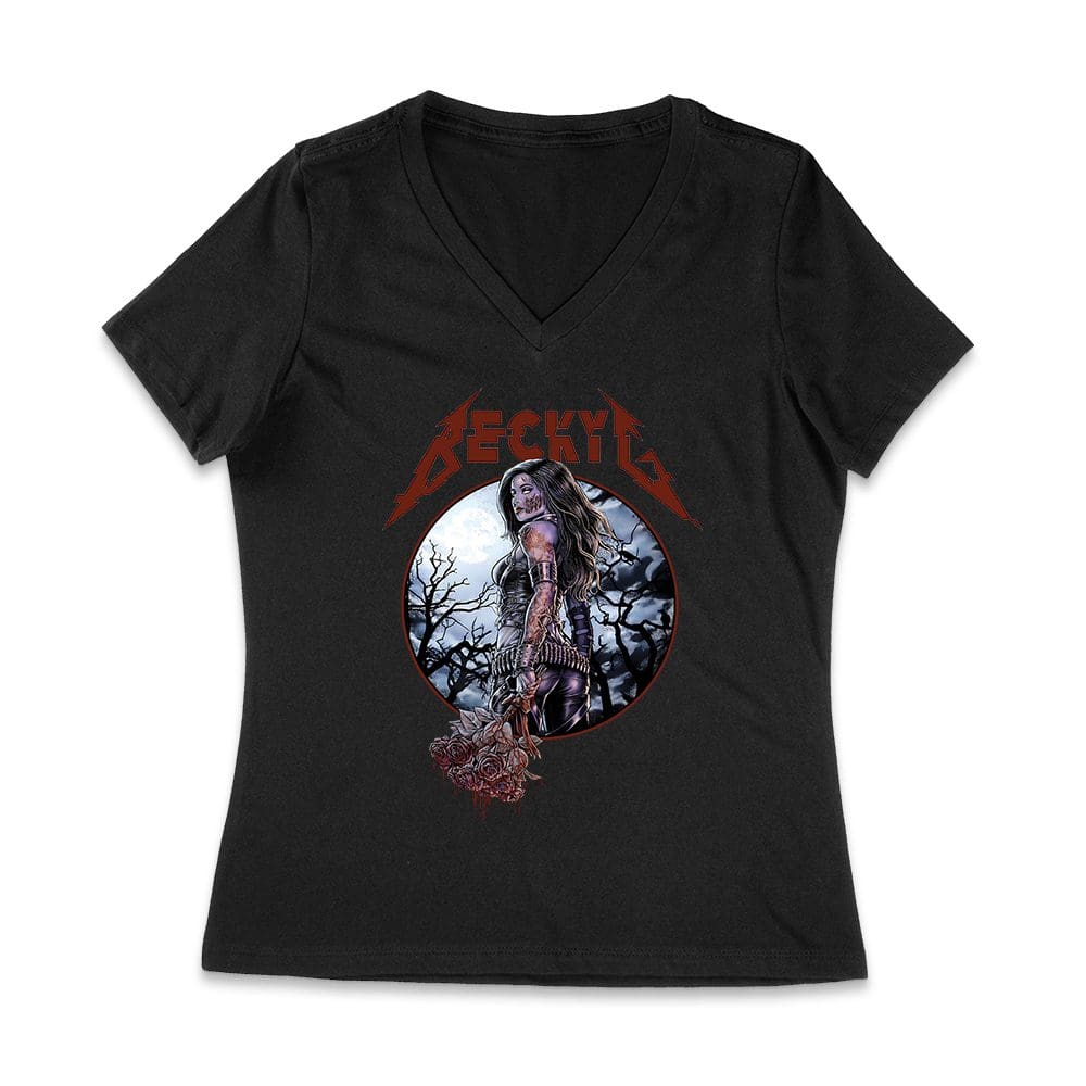 Bkg-10_Wvn-Black.jpg Becky-G Always Next To You Design ? Iconic Latin Pop Style For Music Fans Women Jersey V-Neck – Viva Party