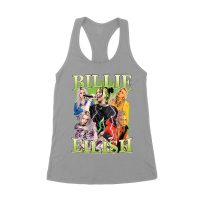 Billi-Eilsh Live Collage Concert Style T-Shirt for Music Lovers Women's Racerback Tank Top
