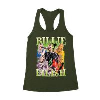 Billi-Eilsh Live Collage Concert Style T-Shirt for Music Lovers Women's Racerback Tank Top