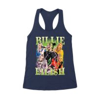 Billi-Eilsh Live Collage Concert Style T-Shirt for Music Lovers Women's Racerback Tank Top