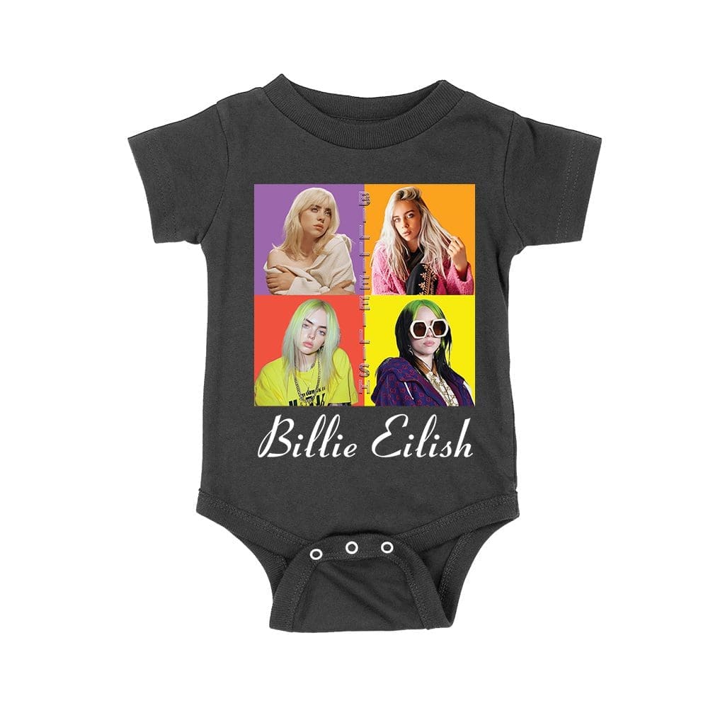 Ble-03_Rs-Black.jpg Color Pop Billie Eilish Portrait T-Shirt For Artistic Music Fans Unisex Baby Jersey – Viva Party
