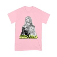 Billie Eilish Black-and-White Emotional Portrait T-Shirt for True Fans Unisex Youth
