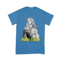 Billie Eilish Black-and-White Emotional Portrait T-Shirt for True Fans Unisex Youth
