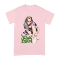 Urban Style Billie Eilish Sitting Pose Green Graffiti T-Shirt Unisex Adult