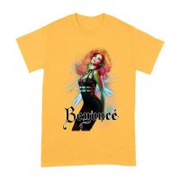 Electric Power Beyonce Graphic T-Shirt with Lightning and Bold Presence Unisex Adult
