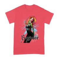 Electric Power Beyonce Graphic T-Shirt with Lightning and Bold Presence Unisex Adult