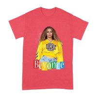 Yellow Sweatshirt Style Beyonce T-Shirt with Confident Stage Look Unisex Adult