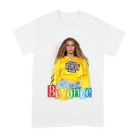 Yellow Sweatshirt Style Beyonce T-Shirt with Confident Stage Look Unisex Adult