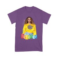 Yellow Sweatshirt Style Beyonce T-Shirt with Confident Stage Look Unisex Youth