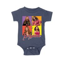 Color Block Beyonce Portrait T-Shirt with Artistic Text Design Unisex Baby Jersey