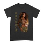 Golden Glam Beyonce Graphic T-Shirt with Vertical Bold Lettering Unisex Adult – Viva Party