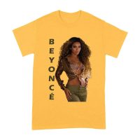 Golden Glam Beyonce Graphic T-Shirt with Vertical Bold Lettering Unisex Adult