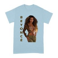 Golden Glam Beyonce Graphic T-Shirt with Vertical Bold Lettering Unisex Adult