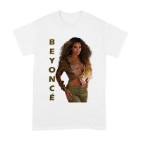 Golden Glam Beyonce Graphic T-Shirt with Vertical Bold Lettering Unisex Adult