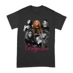 Black and White Beyonce Portrait T-Shirt with Touch of Color Contrast Unisex Adult – Viva Party