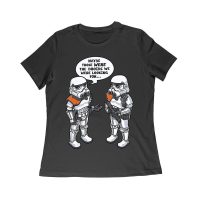 May Be Those Were the Droids We Were Looking For ? Retro Sci-Fi T-Shirt, Fun Vintage Style for Movie Lovers & Pop Culture Fans Women Relaxed – Viva Party