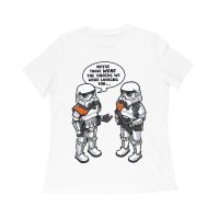 May Be Those Were the Droids We Were Looking For ? Retro Sci-Fi T-Shirt, Fun Vintage Style for Movie Lovers & Pop Culture Fans Women Relaxed