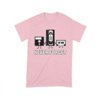 Never Forget Old Cassette, Floppy, and Deck Disk T-Shirt ? Retro Nostalgia Tee for Classic Tech and Vintage Vibe Lovers Unisex Toddler