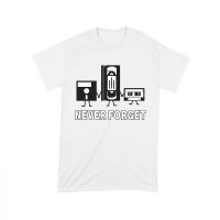Never Forget Old Cassette, Floppy, and Deck Disk T-Shirt ? Retro Nostalgia Tee for Classic Tech and Vintage Vibe Lovers Unisex Toddler