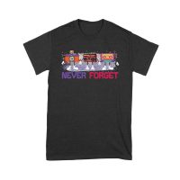 Never Forget - Old Cassette - Camera - and Cassette Piece T-Shirt - Retro Nostalgia Tee for Classic Tech and Vintage Lovers Unisex Youth – Viva Party