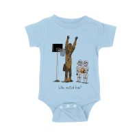 Who Invited Him? Funny Basketball Graphic T-Shirt for Sports Fans Unisex Baby Jersey