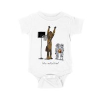 Who Invited Him? Funny Basketball Graphic T-Shirt for Sports Fans Unisex Baby Jersey
