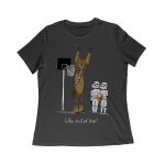 Who Invited Him? Funny Basketball Graphic T-Shirt for Sports Fans Women Relaxed – Viva Party