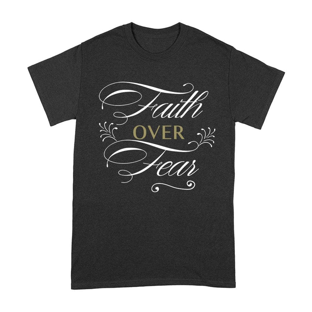 Cart-11_A-Black.jpg Faith Over Fear Inspirational T-Shirt For Strength, Courage, And Belief Unisex Adult – Viva Party