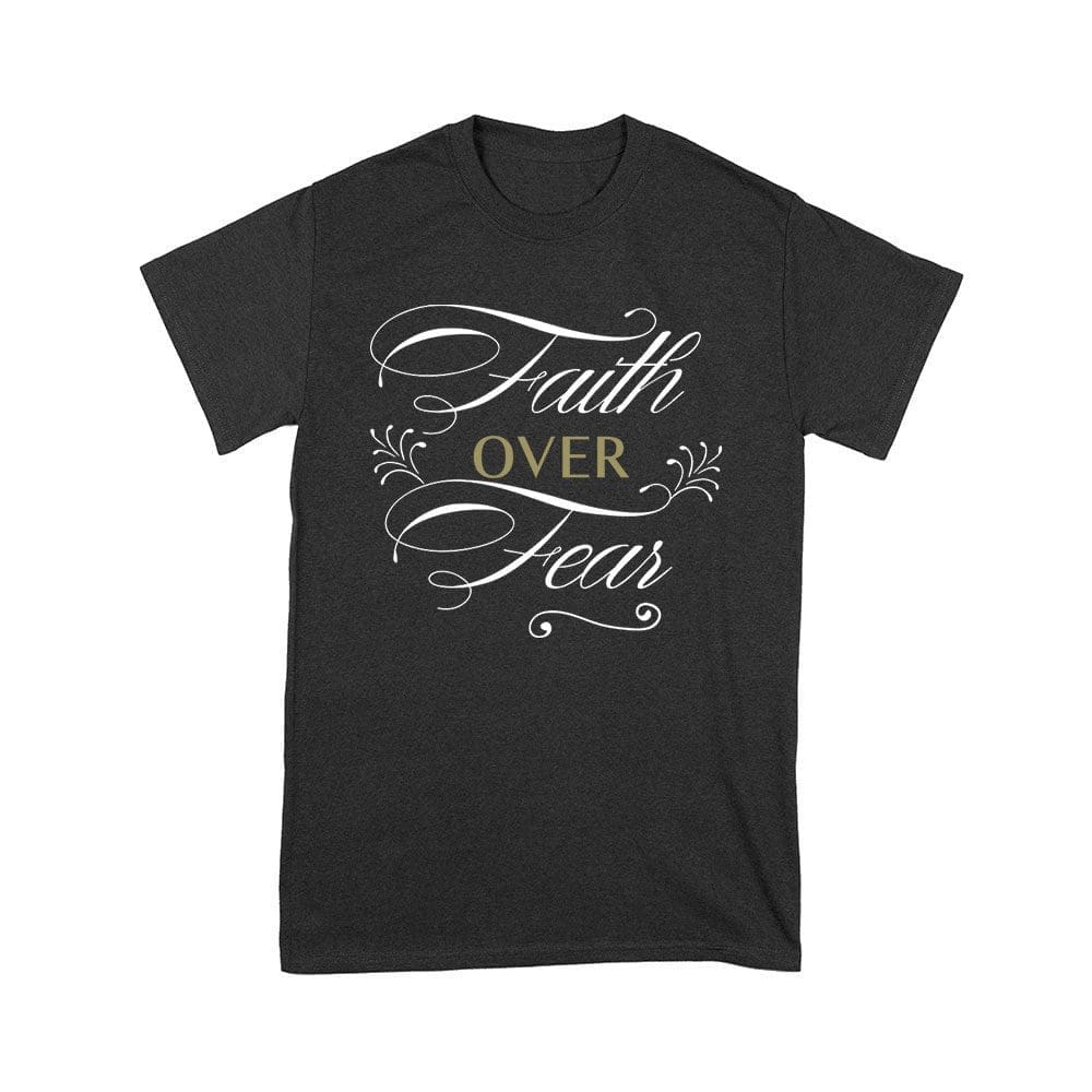 Cart-11_Y-Black.jpg Faith Over Fear Inspirational T-Shirt For Strength, Courage, And Belief Unisex Youth – Viva Party