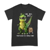 Oh My My! T-Rex Travel Adventure T-Shirt ? This Place is Amazing Unisex Adult – Viva Party