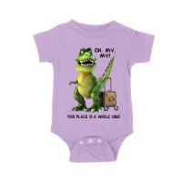 Oh My My! T-Rex Travel Adventure T-Shirt ? This Place is Amazing Unisex Baby Jersey