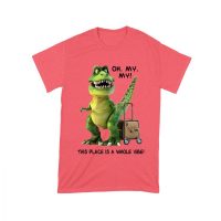 Oh My My! T-Rex Travel Adventure T-Shirt ? This Place is Amazing Unisex Toddler