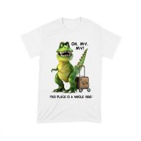 Oh My My! T-Rex Travel Adventure T-Shirt ? This Place is Amazing Unisex Toddler