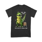 Oh My My! T-Rex Travel Adventure T-Shirt ? This Place is Amazing Unisex Youth – Viva Party